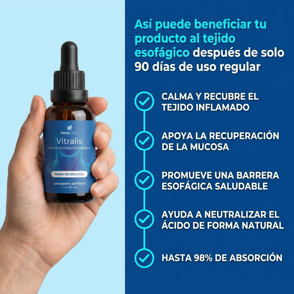 Vitralis® Reparador esofágico nano-sublingual